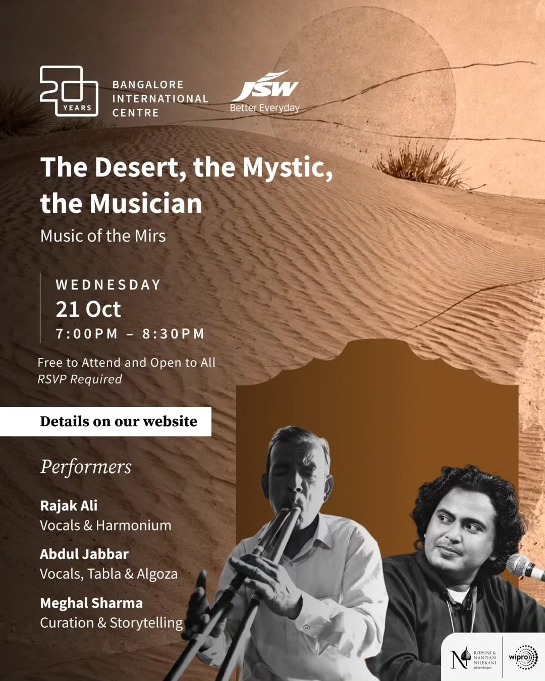 The Desert, the Mystic, the Musician