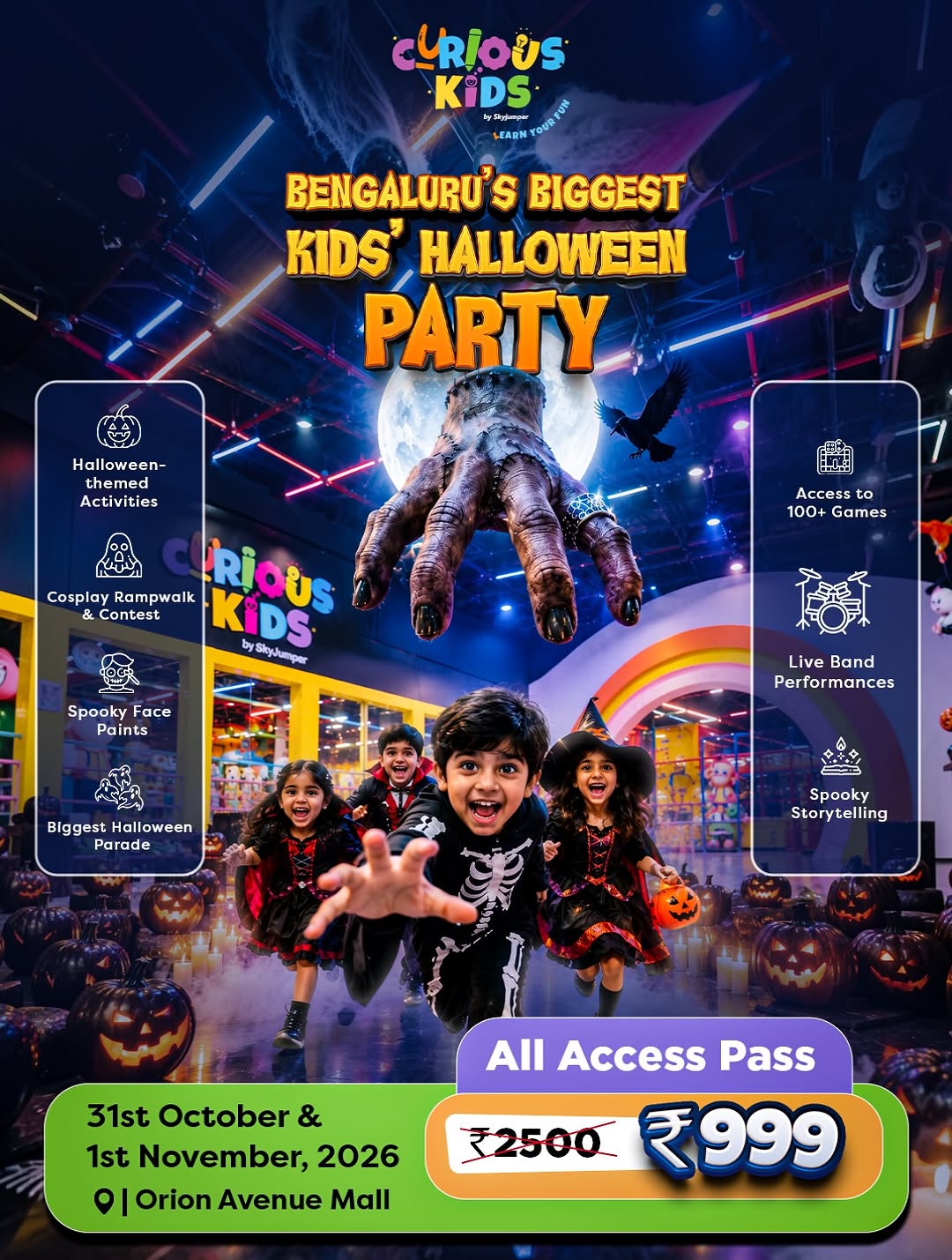 Bengaluru’s Biggest Kids’ Halloween Party
