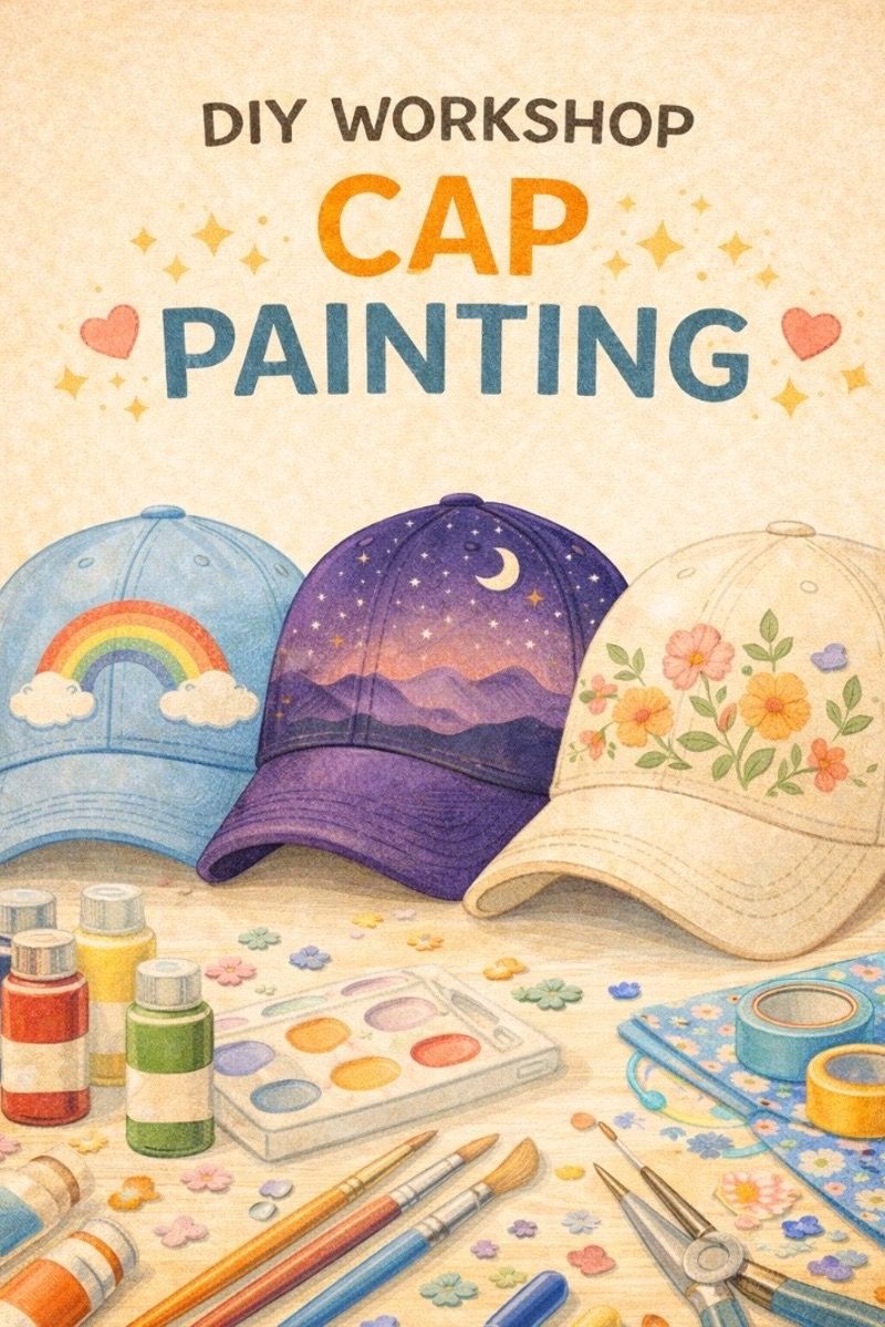Cap painting workshop