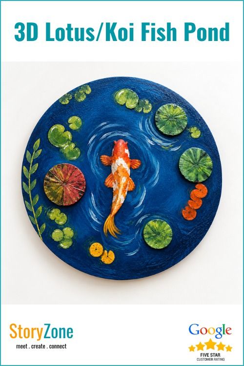 DIY 3D Lotus/Koi Fish Pond