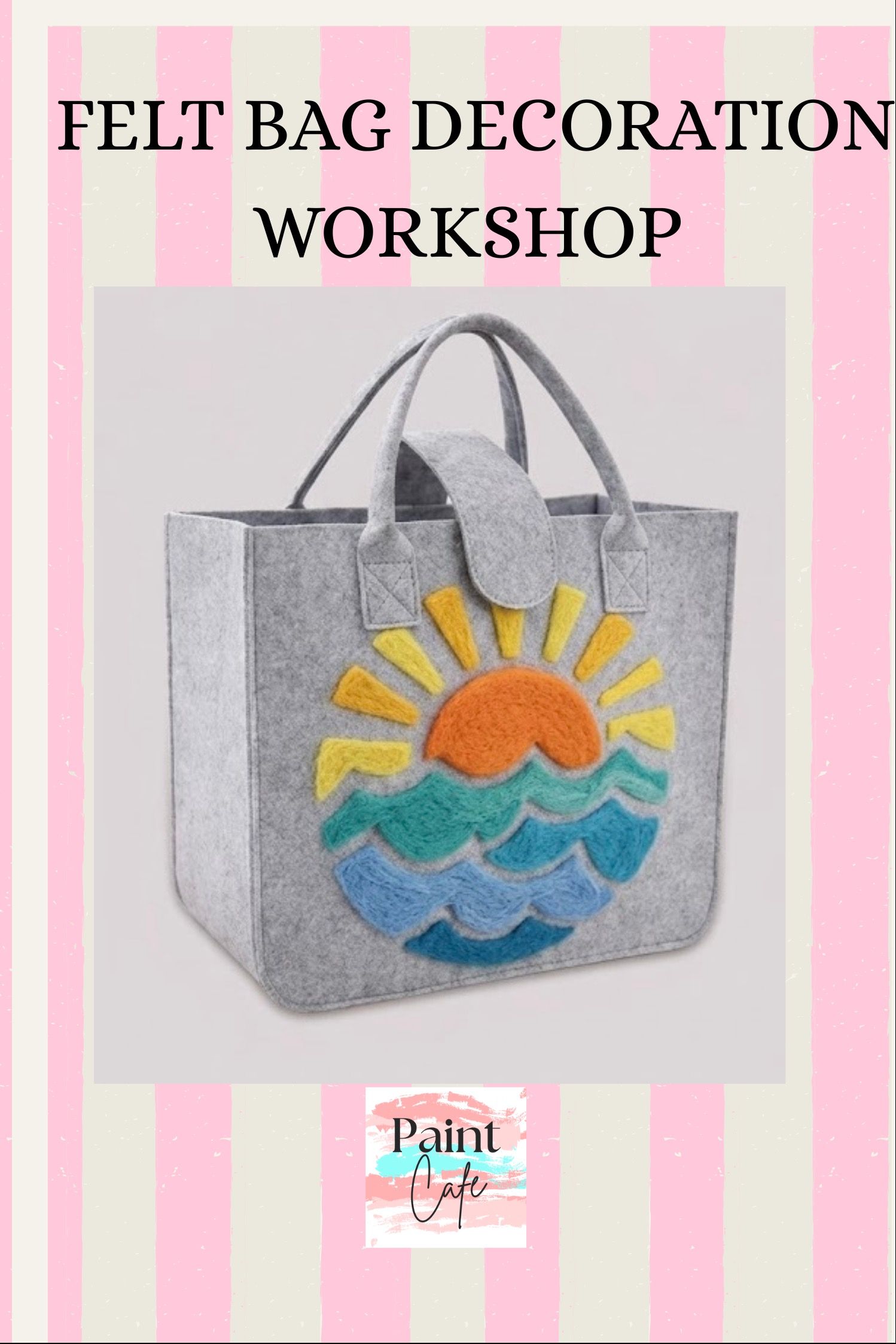 Felt bag decoration workshop