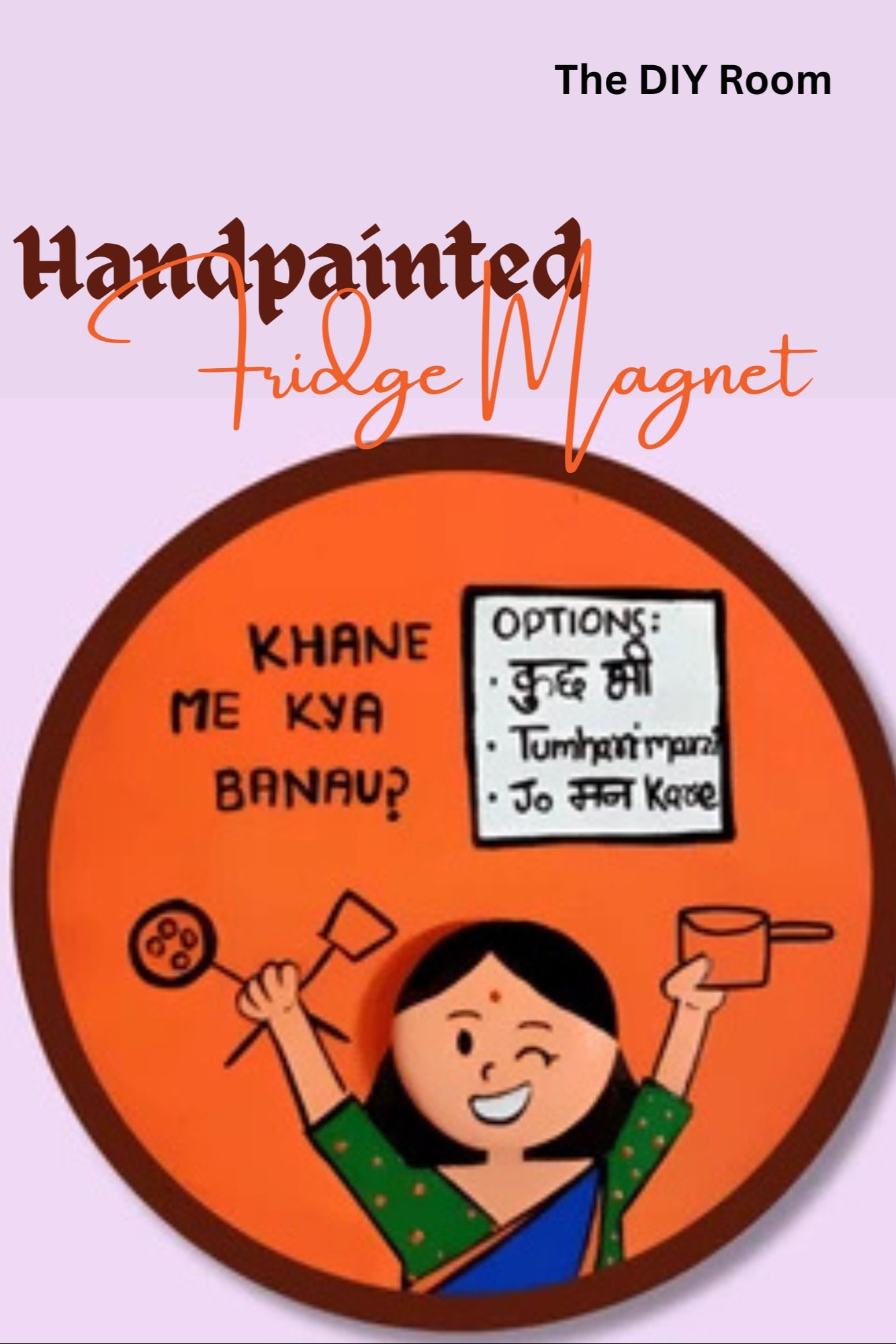 Handpainted Fridge Magnet