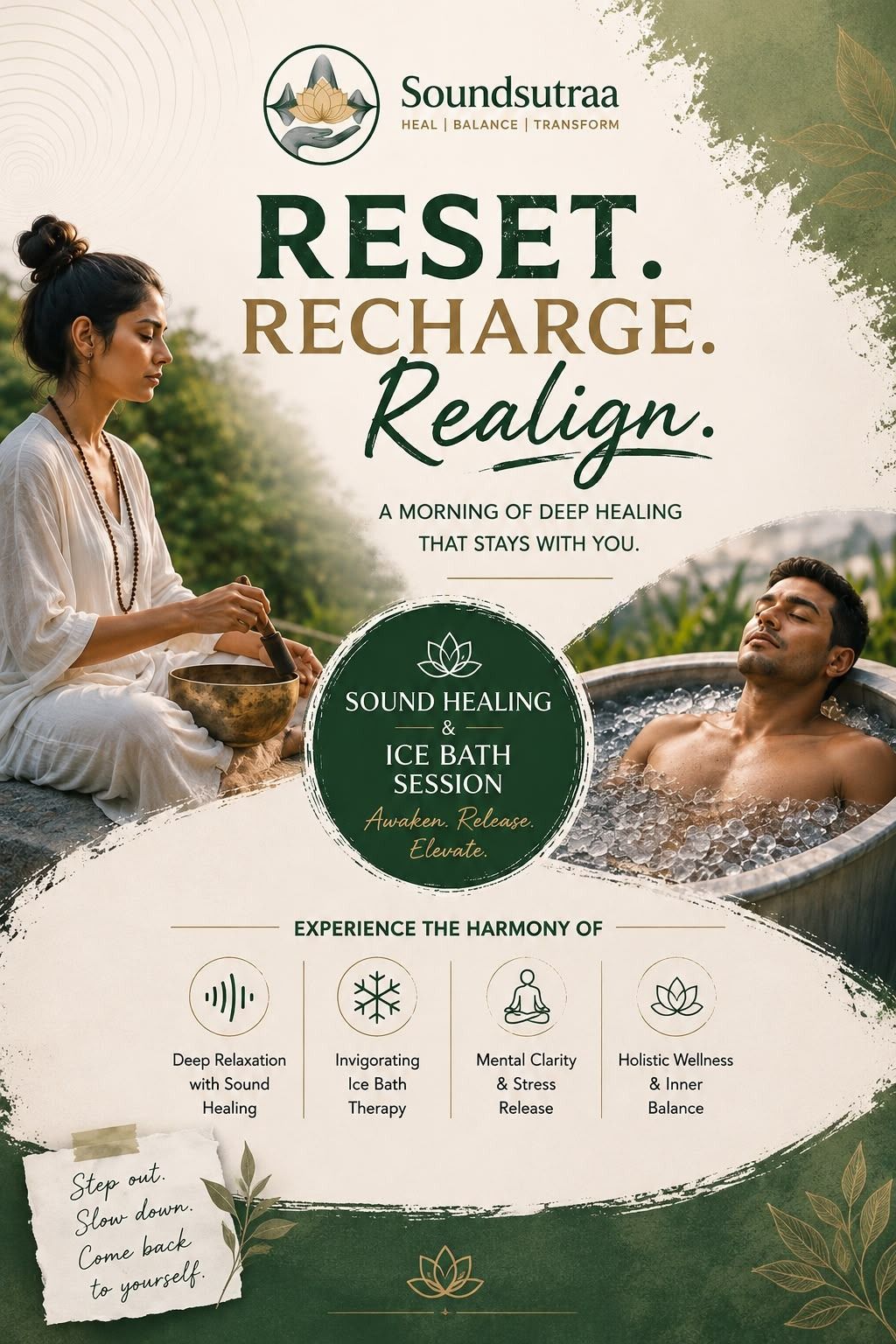 IMMERSIVE SOUNDHEALING AND ICE BATH