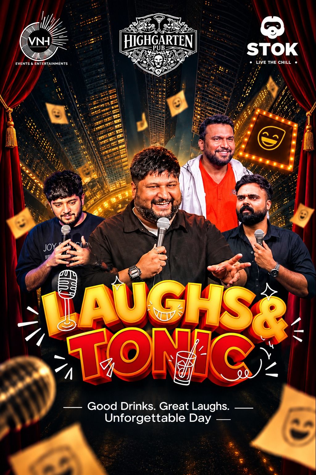 Laughs and Tonic