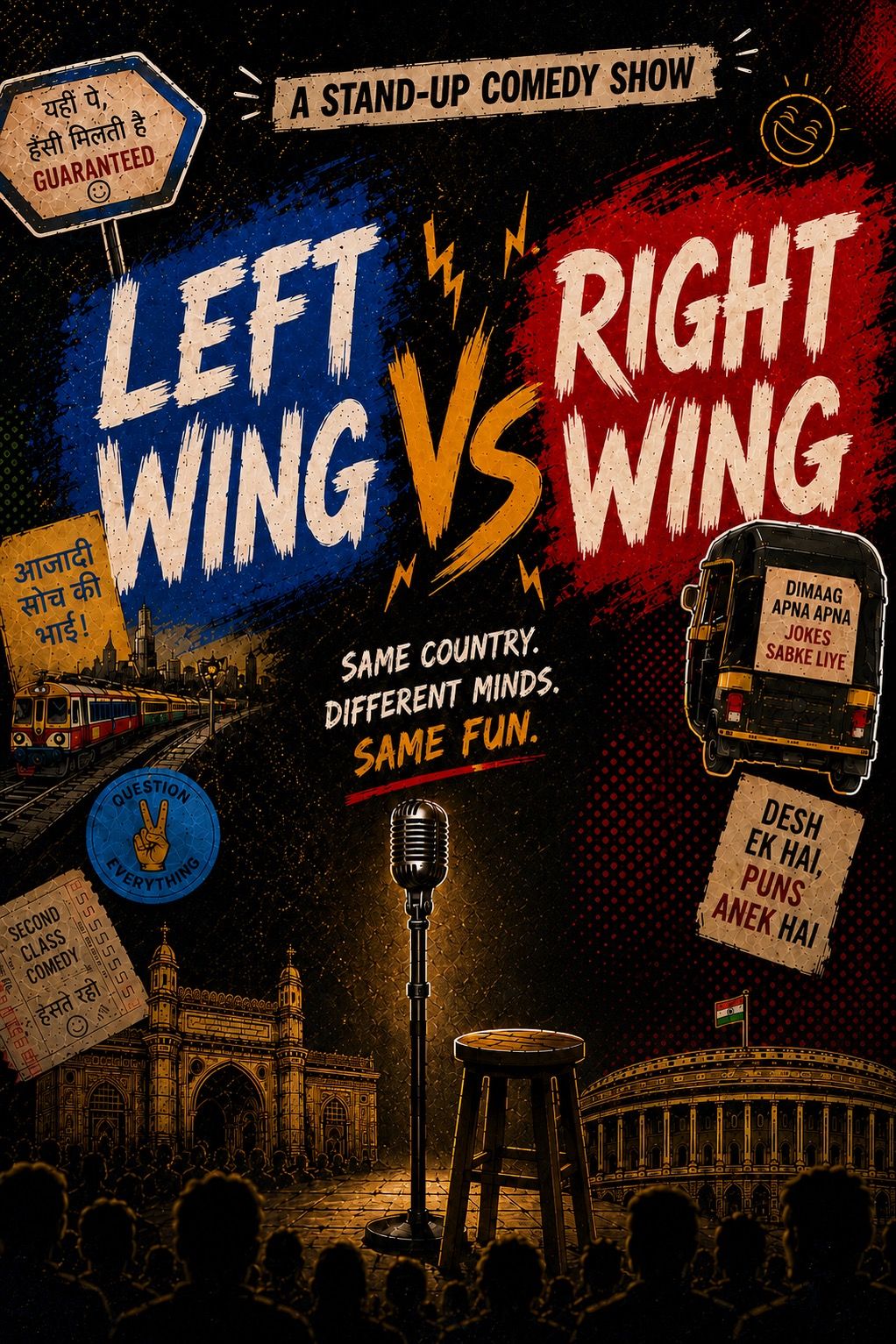 Left Wing V/S Right Wing - Standup Comedy Show