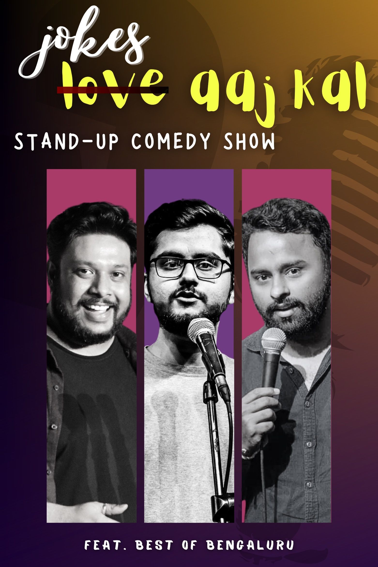 Live Stand Up Comedy in Bangalore