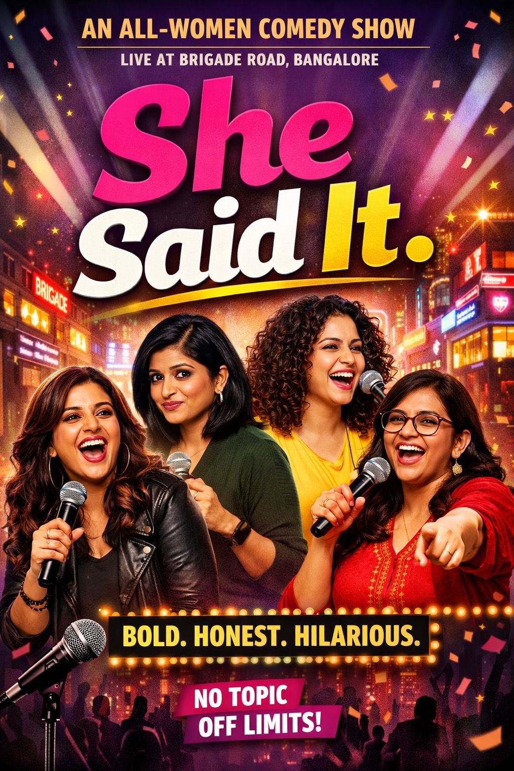She Said It: An All Women Lineup Comedy Show