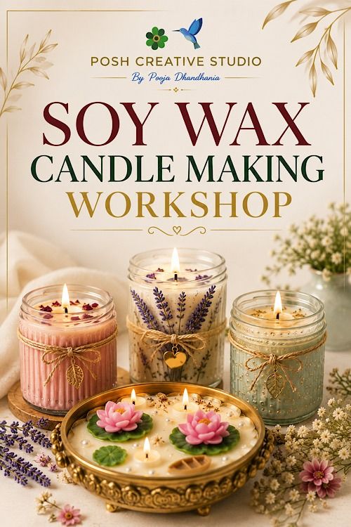 SOY WAX CANDLE MAKING WORKSHOP