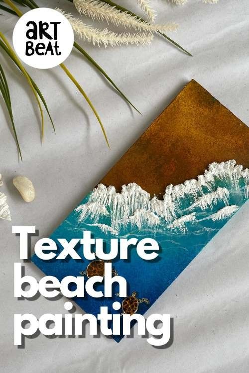 Texture beach painting (Wall hanging)