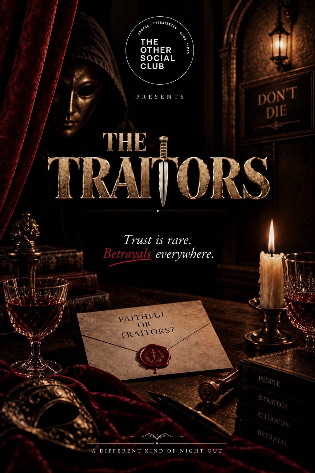 The Traitors: An Interactive Mystery Experience