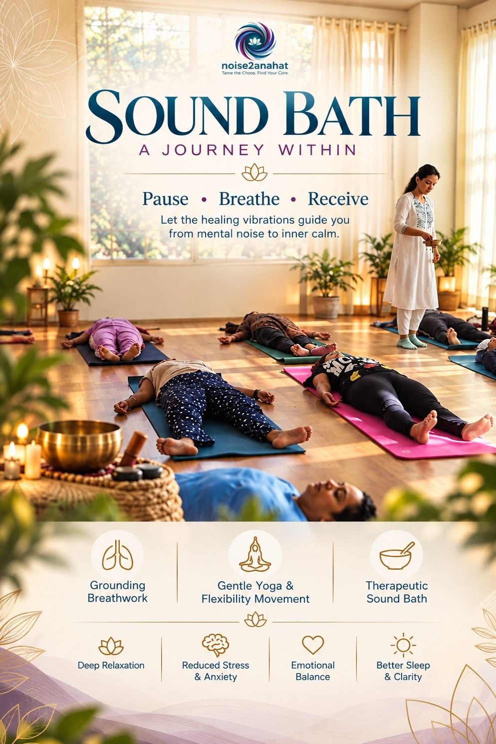 Yoga and Sound Bath Session
