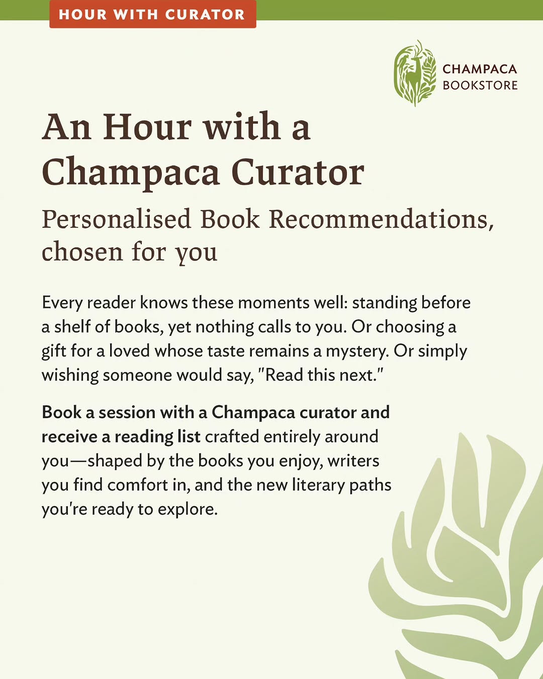 An Hour with a Champaca Curator
