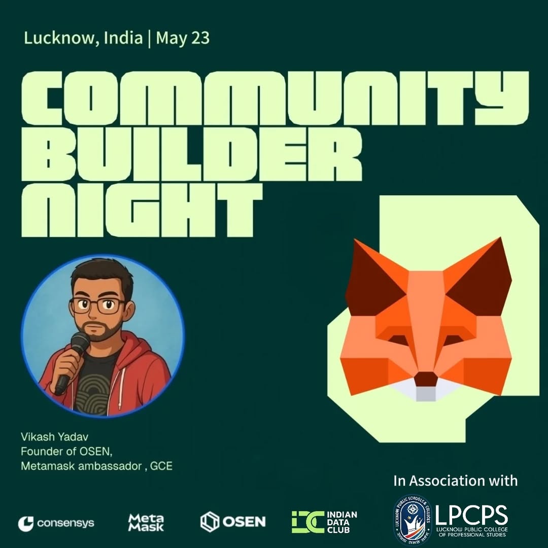 Community Builder Night — Lucknow Edition
