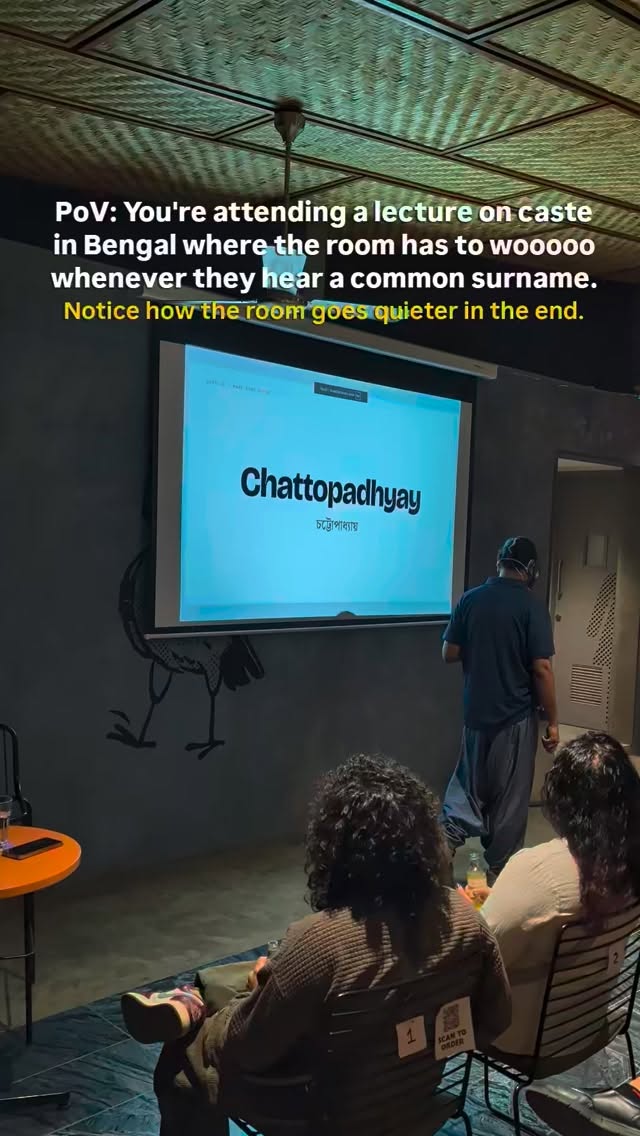 Lecture on the Myth of Casteless Bengal