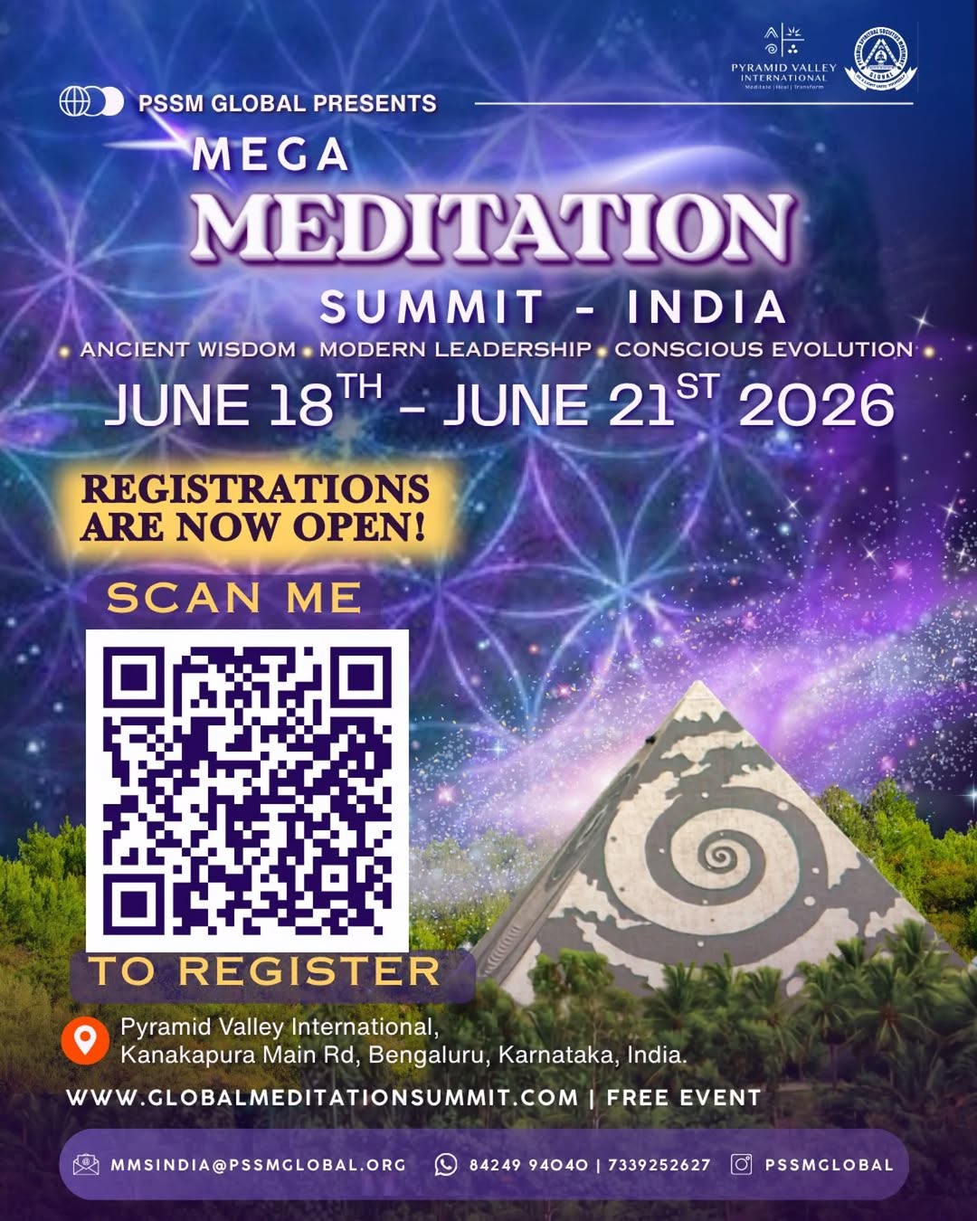 Mega Meditation Summit – India 2026